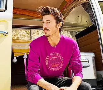 guy wearing long sleeve t-shirt